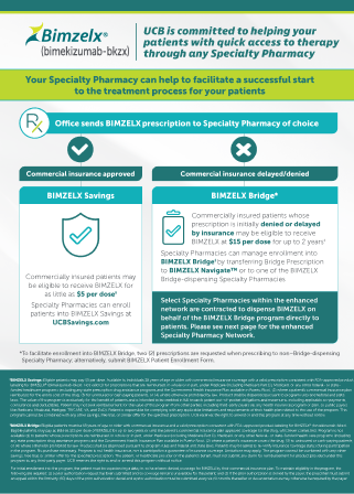 Specialty Pharmacy  Reference Card